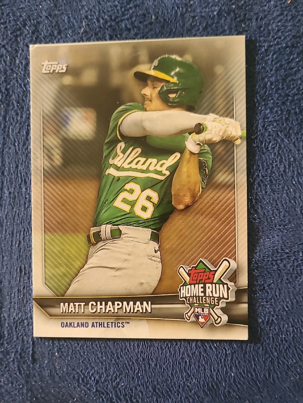 Topps Matt Chapman Oakland Athletics Card - 2022 Topps Home Run Challenge